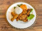 Best L23C. Grilled Lemongrass Chicken Rice and Spring Roll Lunch in New York, NY